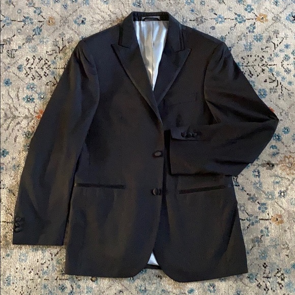 Joe Joseph Abboud black tie tuxedo suit jacket - Picture 2 of 6